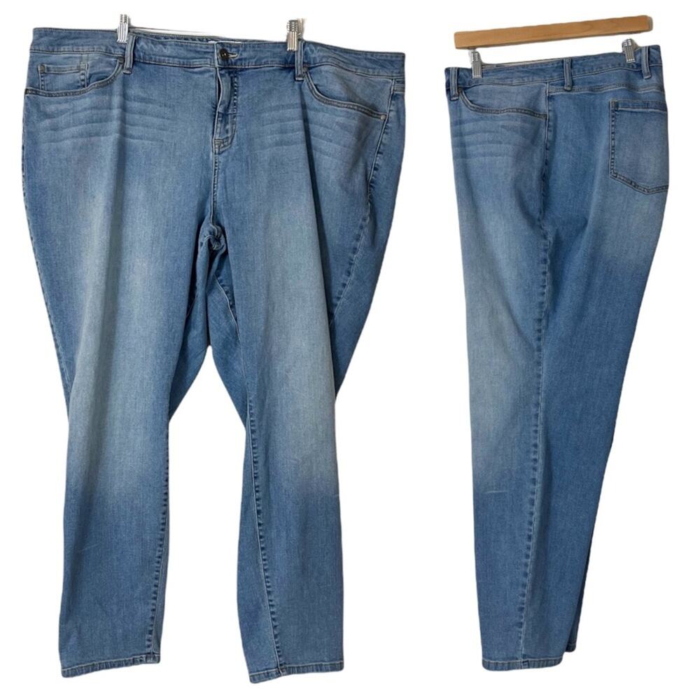 Torrid Women's Jeans Curvy Skinny 12" High Rise Ankle Light Wash Plus Size 28 - Picture 8 of 8